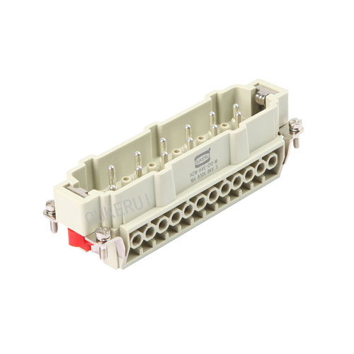 10Pin 16A 830V الثقيلة موصل ذكر إدراج