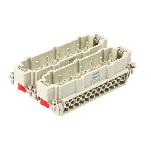 20 دبوس 16A 830V الثقيلة موصل ذكر إدراج