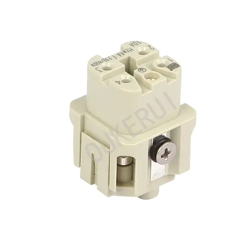 4 دبوس 10A 230 / 400V الثقيلة إدراج أنثى موصل